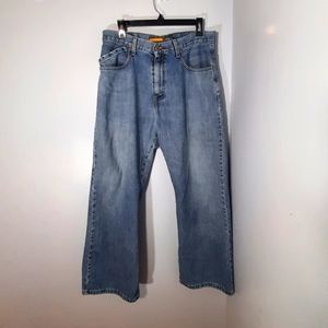 Vintage Levi Silvertab Jeans Slouch Bootcut 33x30 Rare tag
